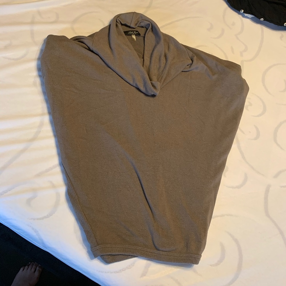 Cowl neck sweater top
